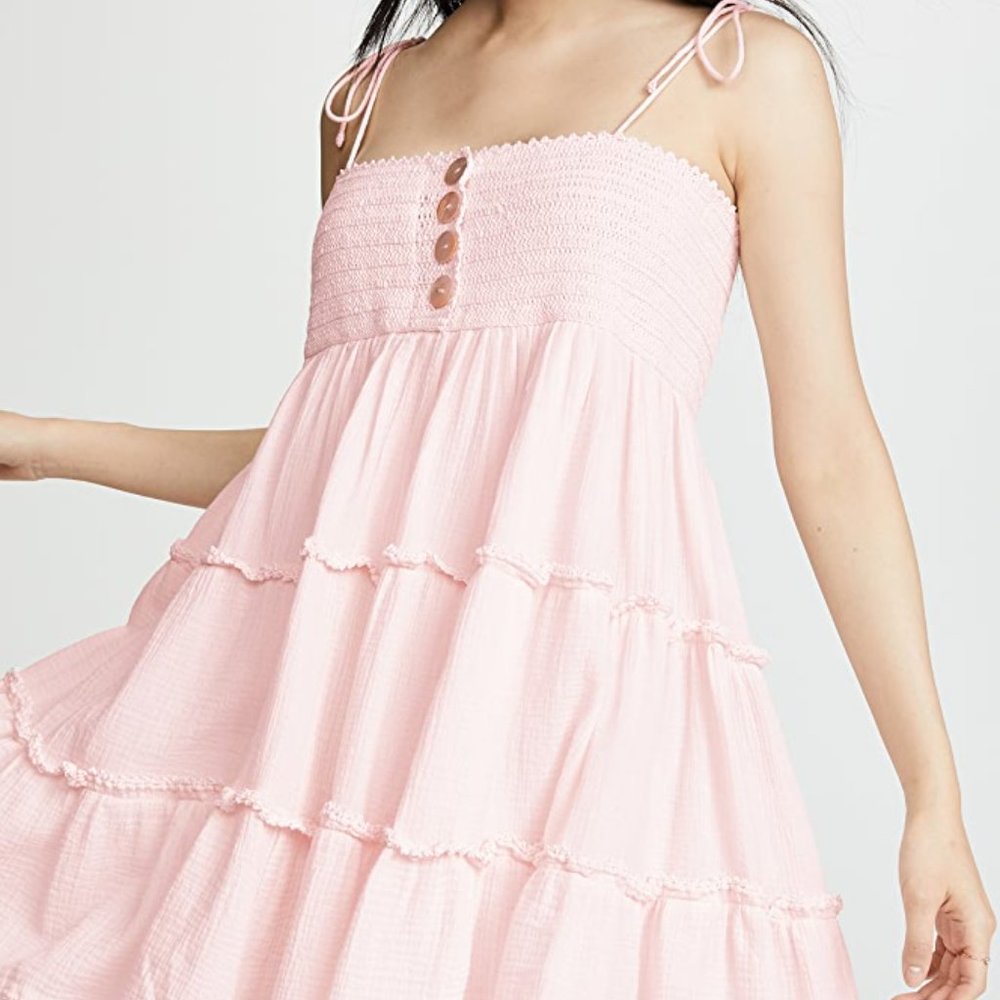 She Made Me Liv Cami Dress, Medium, Pink